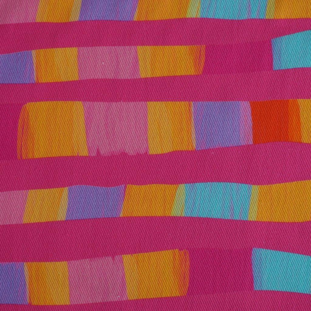 Preview: Baumwolltwill abstract blocks bunt - Karina+Kind